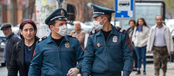 Город во время чрезвычайной ситуации (25 марта 2020). Ереван Город во время чрезвычайной ситуации (25 марта 2020). Ереван - Sputnik Армения