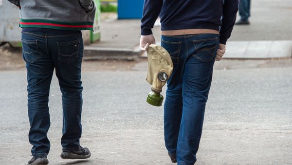 Город во время чрезвычайной ситуации (25 марта 2020). Ереван  - Sputnik Армения