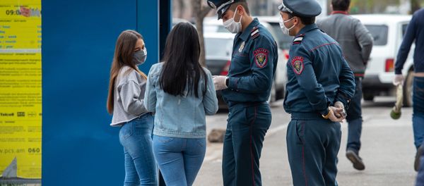 Город во время чрезвычайной ситуации (25 марта 2020). Ереван  - Sputnik Армения