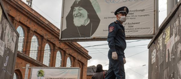 Город во время чрезвычайной ситуации (25 марта 2020). Ереван - Sputnik Արմենիա