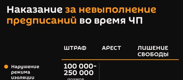 Наказание за невыполнение предписаний во время ЧП - Sputnik Армения