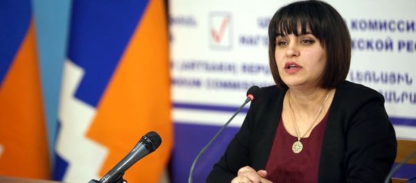 Председатель ЦИК Карабаха Србуи Арзуманян - Sputnik Արմենիա