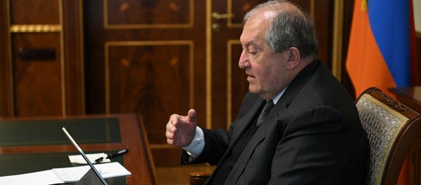 Президент Армен Саркисян и посол Индии в Армении по видеосвязи обсудили ситуацию с новым коронавирусом (30 марта 2020). Еревaн - Sputnik Արմենիա