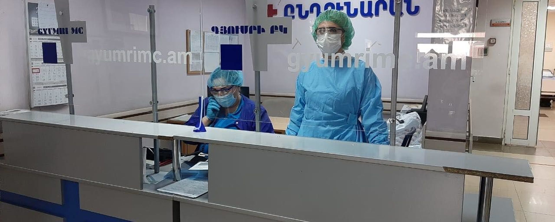 Медицинский центр Гюмри (6 апреля 2020). Гюмри Медицинский центр Гюмри (6 апреля 2020). Гюмри - Sputnik Армения, 1920, 05.07.2021
