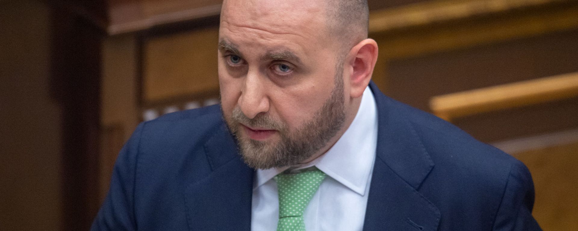 Кандидат на пост председателя ЦБ Мартин Галстян на заседании Национального собрания (16 апреля 2020). Еревaн - Sputnik Армения, 1920, 02.11.2021