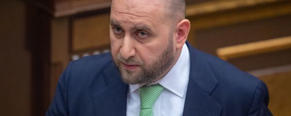 Кандидат на пост председателя ЦБ Мартин Галстян на заседании Национального собрания (16 апреля 2020). Еревaн - Sputnik Армения