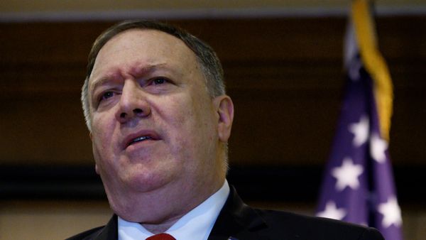 Госсекретарь США Майк Помпео на пресс-конференции (18 февраля 2020). Аддис-Абеба - Sputnik Армения