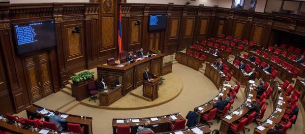 Заседание Национального собрания (16 апреля 2020). Еревaн - Sputnik Армения