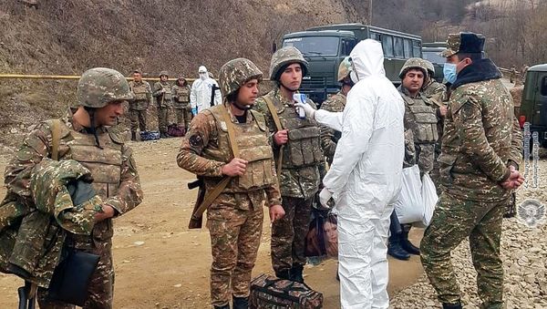 Профилактические меры предосторожности по недопущению короновируса в ВС Профилактические меры предосторожности по недопущению короновируса в ВС - Sputnik Армения