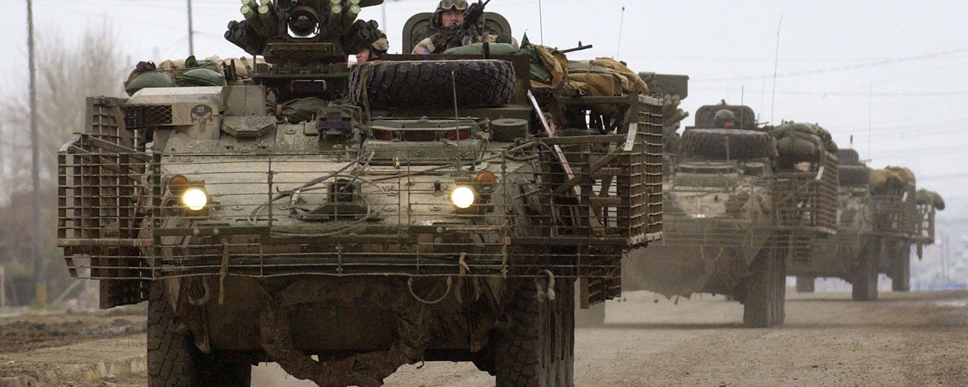 Боевые бронированные машины Stryker армии США - Sputnik Армения, 1920, 29.05.2023