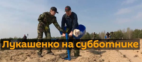 Лукашенко на субботнике - Sputnik Армения