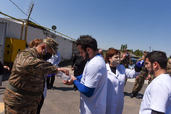 Together we can: в Армении прошел марафон в благодарность военной полиции - Sputnik Армения