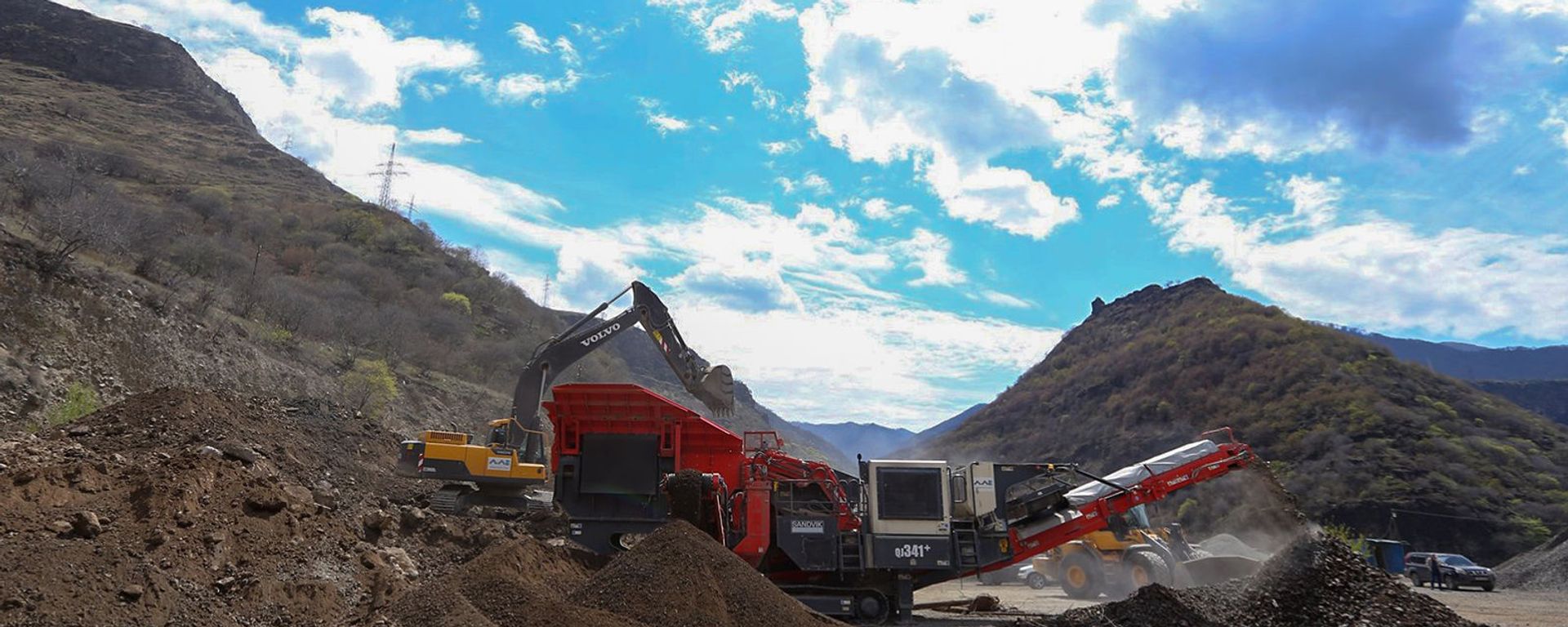 Վանաձոր–Ալավերդի–Վրաստանի սահման ճանապարհի շինարարությունը - Sputnik Արմենիա, 1920, 09.12.2021