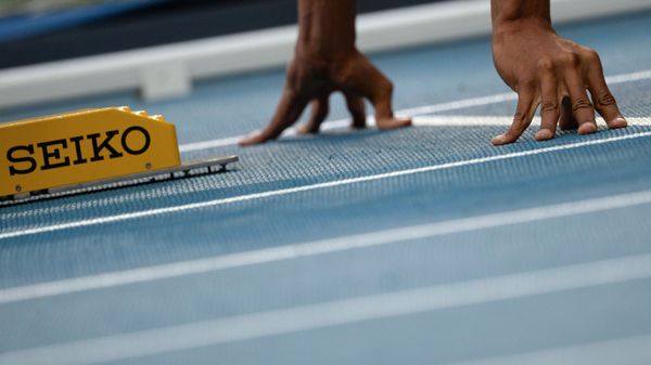 Спортсмен на соревнованиях на чемпионате мира по легкой атлетике - Sputnik Армения