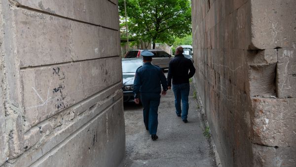 Место происшествия в Юго-Западном Массиве (5 мая 2020). Еревaн - Sputnik Արմենիա