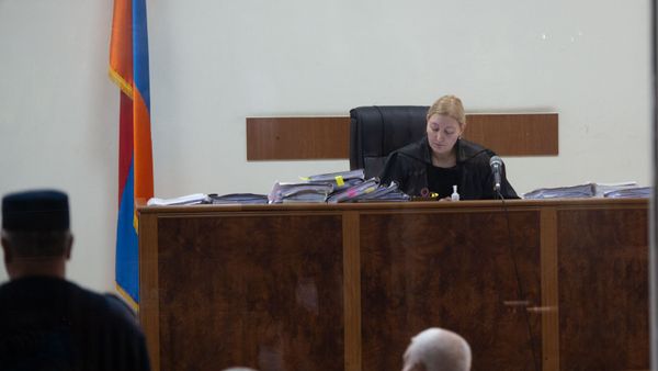 Судья Анна Данибекян на судебном заседании по делу 1 марта (13 мая 2020). Еревaн - Sputnik Армения