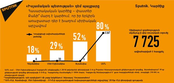 Sputnik.Հարցում.  Իսլամական պետության դեմ պայքարը - Sputnik Արմենիա