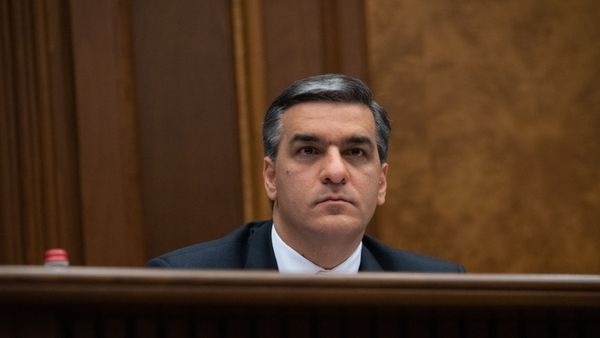 Омбудсмен Арман Татоян на Международной конференции, посвященной 15-летию офиса омбудсмена в Армении (26 ноября 2019). Еревaн - Sputnik Армения