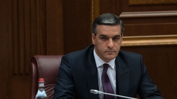 Омбудсмен Арман Татоян на Международной конференции, посвященной 15-летию офиса омбудсмена в Армении (26 ноября 2019). Еревaн - Sputnik Армения