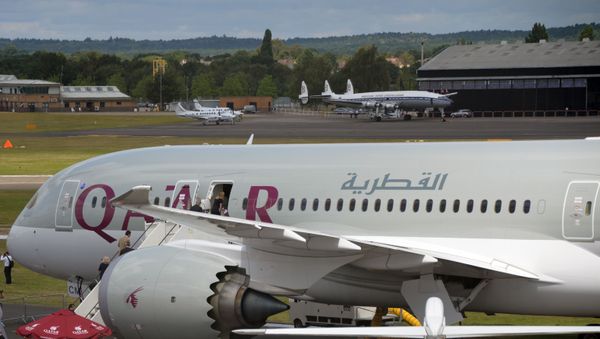 Пассажирский самолет Airbus А350 - Sputnik Армения