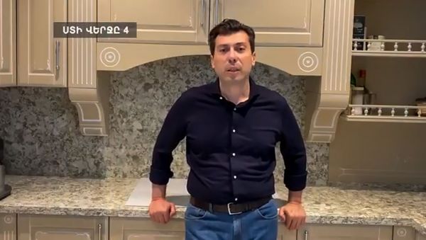Кадр из очередного ролика Микаела Минасяна - Sputnik Армения