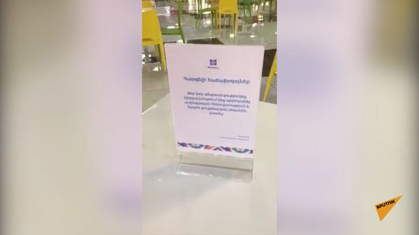 Покруче кино: как люди заходят в гипермаркеты Армении в эпоху пандемии – видео - Sputnik Армения