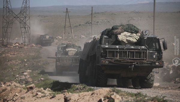 На военном полигоне Баграмян начались масштабные тактические учения (19 мая 2020). Армения - Sputnik Армения