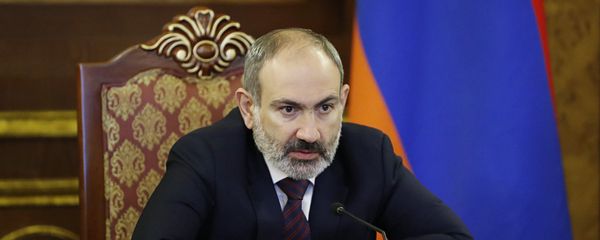 Премьер-министр Никол Пашинян принял участие в очередном заседании Высшего Евразийского экономического совета, которое прошло в формате видеоконференции (19 мая 2020). Еревaн - Sputnik Армения