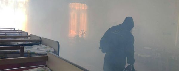 В детских садах Еревана проводят дезинфекцию (19 мая 2020). Еревaн - Sputnik Արմենիա