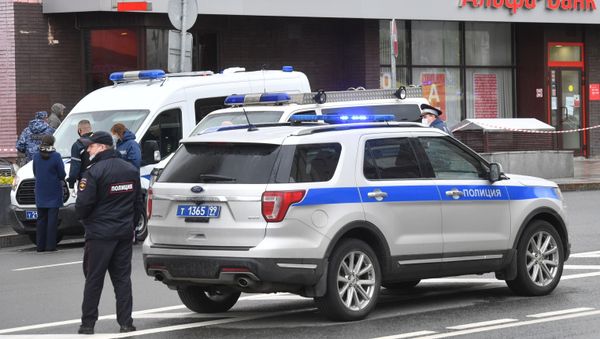 Захват заложников в отделении банка в центре Москвы (23 мая 2020). Москва - Sputnik Արմենիա