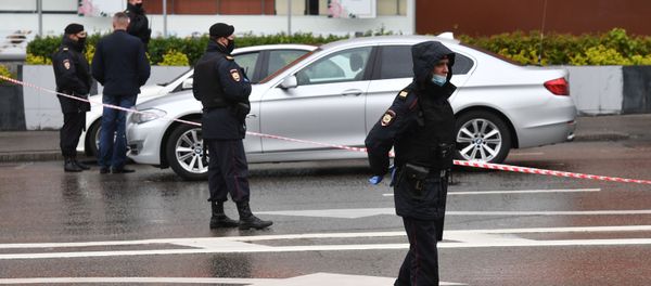  Захват заложников в отделении банка в центре Москвы (23 мая 2020). Москва - Sputnik Армения