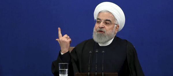 Президент Ирана Хасан Роухани на пресс-конференции (16 февраля 2020). Тегеран - Sputnik Армения