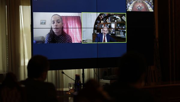 Совещание в правительстве с участием премьер-министра Никола Пашиняна по теме гражданской авиации (3 июня 2020). Еревaн - Sputnik Արմենիա