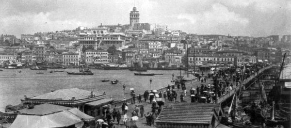 Третий Галатский мост, Стамбул (конец XIX века) - Sputnik Արմենիա