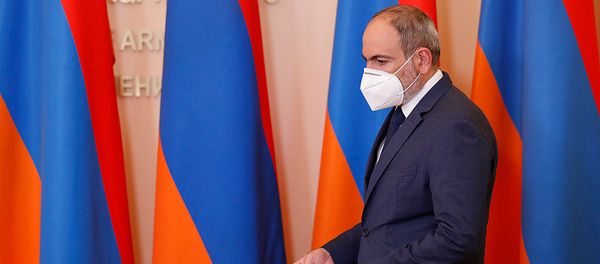 Премьер-министр Никол Пашинян во время брифинга (13 июня 2020). Еревaн - Sputnik Армения