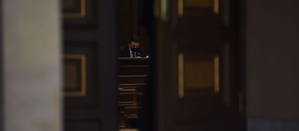 Заседание Парламента по вопросу лишения Гагика Царукяна депутатской неприкосновенности (16 июня 2020). Еревaн Заседание Парламента по вопросу лишения Гагика Царукяна депутатской неприкосновенности (16 июня 2020). Еревaн - Sputnik Արմենիա