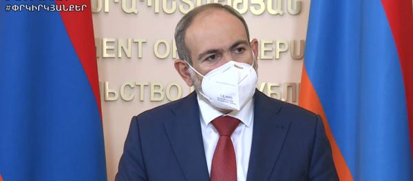 Премьер-министр Никол Пашинян на онлайн брифинге (22 июня 2020). Еревaн - Sputnik Արմենիա