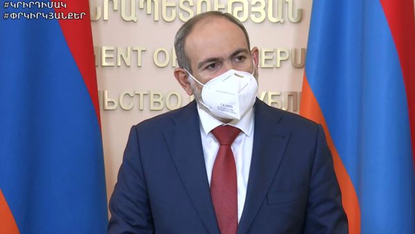 Премьер-министр Никол Пашинян на онлайн брифинге (22 июня 2020). Еревaн - Sputnik Армения