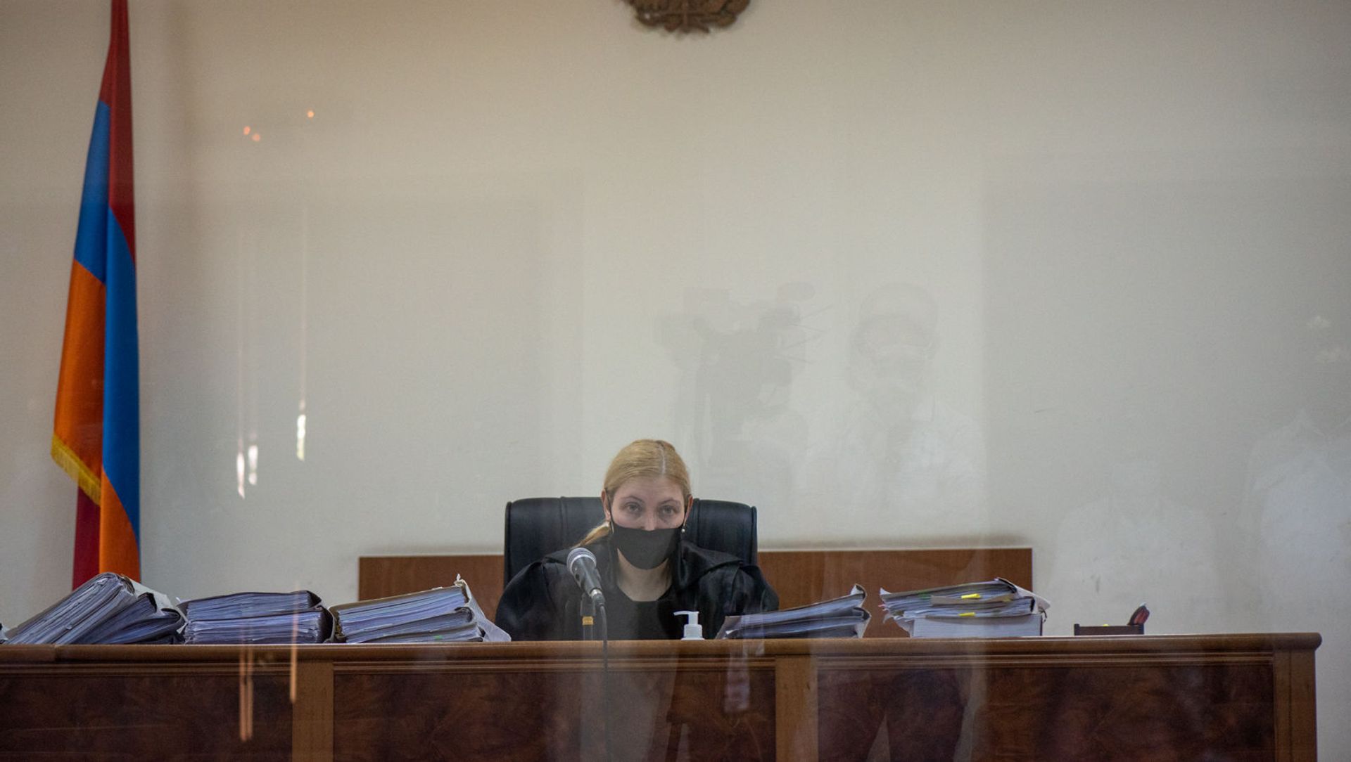 Судья Анна Данибекян на судебном заседании по делу 1 марта (23 июня 2020). Еревaн Судья Анна Данибекян на судебном заседании по делу 1 марта (23 июня 2020). Еревaн - Sputnik Արմենիա, 1920, 03.02.2021