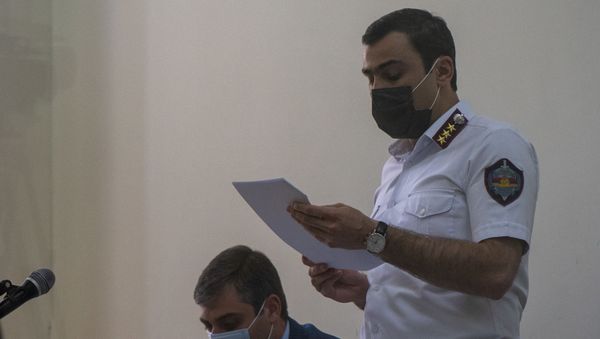 Прокурор Геворг Багдасарян на судебном заседании по делу 1 марта (23 июня 2020). Еревaн - Sputnik Արմենիա