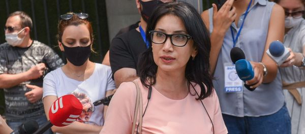 Сона Ахекян у Конституционного Суда (26 июня 2020). Еревaн - Sputnik Արմենիա