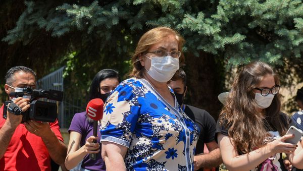 Судья Альвина Гюлумян у Конституционного Суда (26 июня 2020). Еревaн - Sputnik Արմենիա