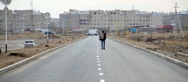 Ремонтно-строительные работы дорог и улиц Гюмри - Sputnik Արմենիա
