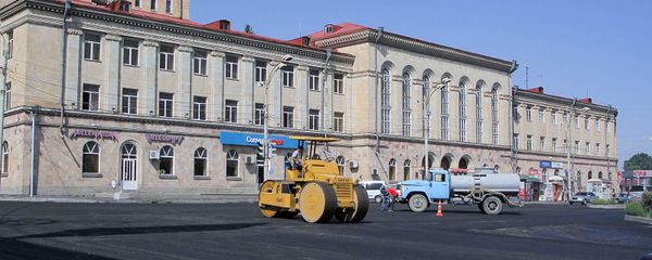 Ремонтно-строительные работы дорог и улиц Гюмри - Sputnik Արմենիա
