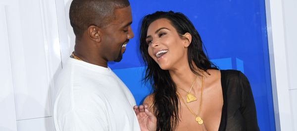Ким Кардашьян и Канье Уэст на MTV Video Music Awards (28 августа 2016). Нью Йорк, США - Sputnik Армения