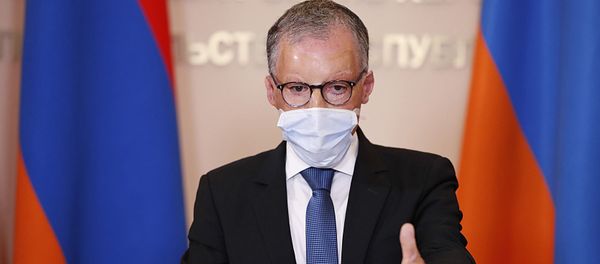 Профессор Лоран Папазян на онлайн брифинге (29 июня 2020). Еревaн - Sputnik Армения