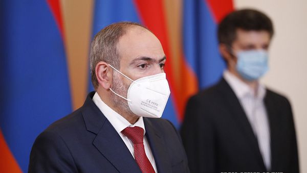Премьер-министр Никол Пашинян на онлайн брифинге (1 июля 2020). Еревaн - Sputnik Армения
