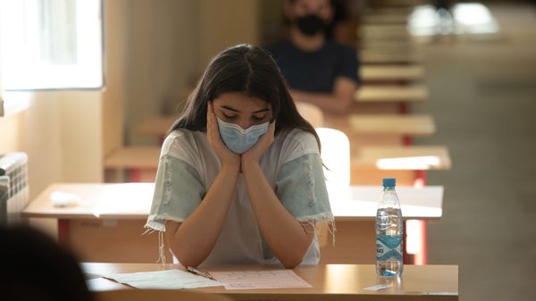 Единый экзамен по английскому языку в старшей школе № 29 им. Андраника Маргаряна (2 июля 2020). Еревaн - Sputnik Արմենիա