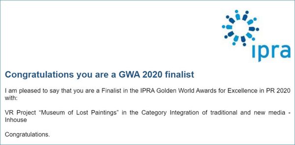 Проекты МИА Россия сегодня стали финалистами премии IPRA Golden World Awards Проекты МИА Россия сегодня стали финалистами премии IPRA Golden World Awards - Sputnik Армения