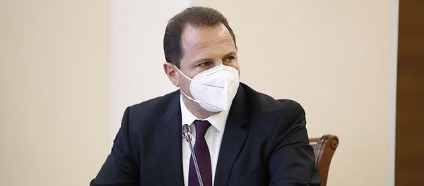Министр обороны Давид Тоноян на встрече с премьер-министром Армении (4 июля 2020). Еревaн - Sputnik Армения